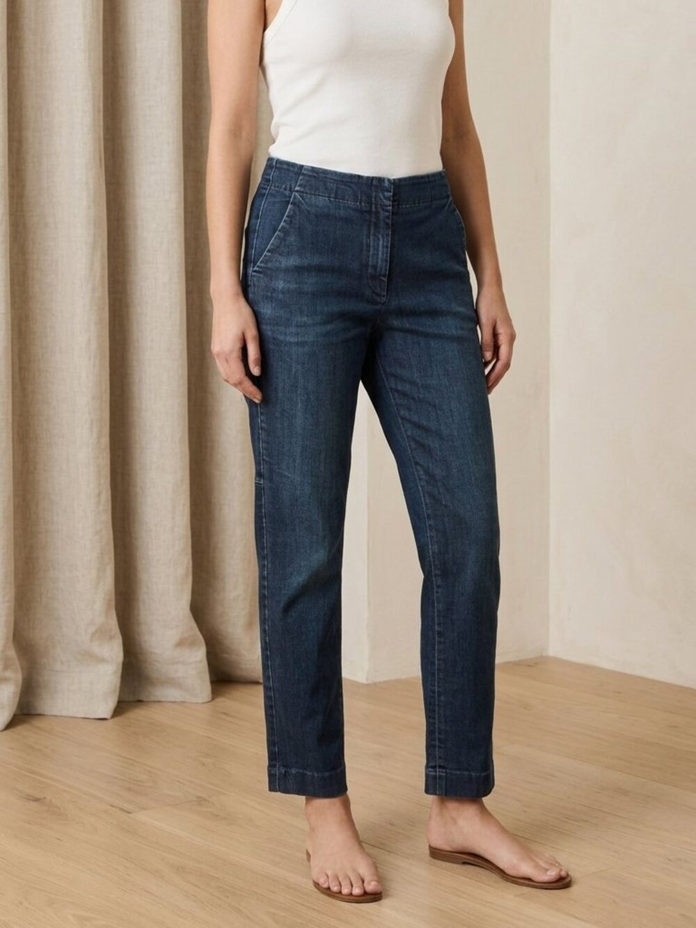 Talbots Dark Wash Straight Leg Jeans Size 2 | Classic Denim